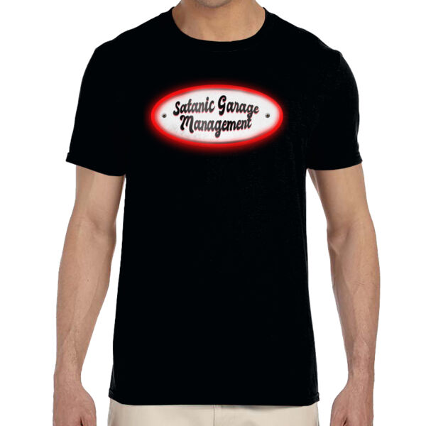Satanic Garage T-Shirt Thumbnail
